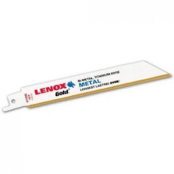 Lenox 21070818GR Reciprocating Saw Blade Power Arc 18 Teeth, White/Gold, 8-inch Set of 5 Pieces