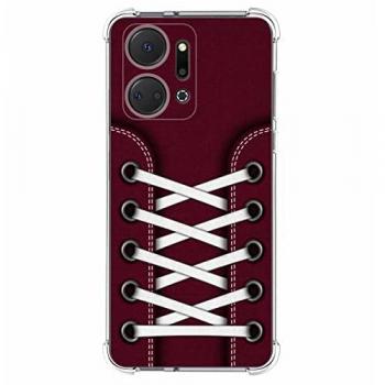Funda Antigolpes de Silicona para Huawei Honor X8a con Diseño de Zapatillas 17