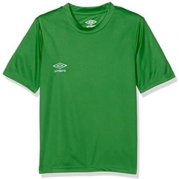 UMBRO Oblivion Jnr Camiseta de fútbol, niño, Verde, 8 años