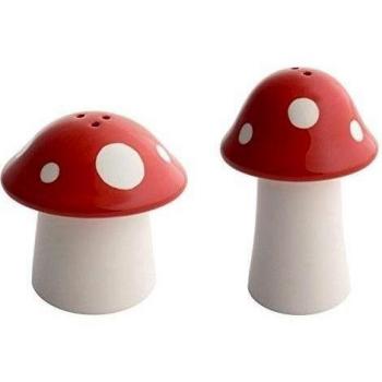 Balvi - Set sal+pimienta Mushroom cerámica