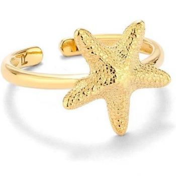 Anillo Starfish de Plata Dorado