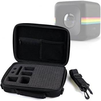 DURAGADGET Funda/Estuche para Polaroid Cube+ / Cube - con Asa Y Bandolera Ajustable - Customizable