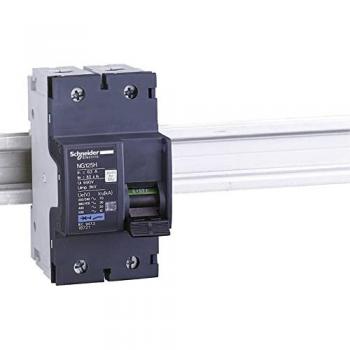Interruptor Magnetotérmico Schneider NG125H 2P 16A Curva C y Cuerpo Pulsador Luminoso Verde Ø22 LED Integral
