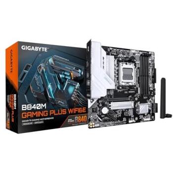 Placa Base Gigabyte B840M GAMING PLUS AM5 DDR5 Micro ATX WiFi 6E RGB