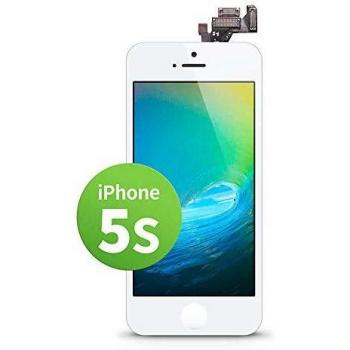 Pantalla LCD Táctil de Repuesto GIGA Fixxoo para iPhone 5s - Retina Display, Cámara FaceTime y Sensor de Proximidad, Guía DIY Paso a Paso - Blanco