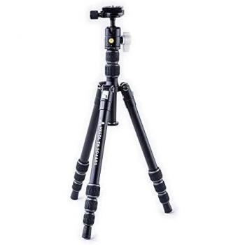 Vanguard Vesta TB 204ABS - Trípode de Viaje de Aluminio, rótula de Bola, ultracompacto y Ligero