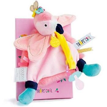 Doudou et Compagnie DC3280 FLAMENT - Clip para Chupete, Color Rosa