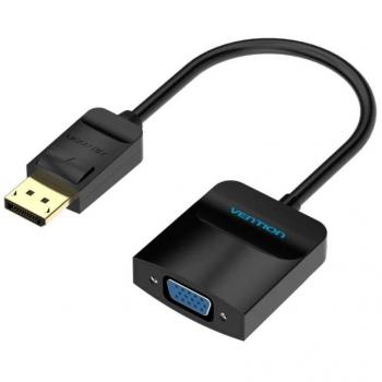 CONVERSOR DISPLAYPORT/M A VGA/H 0.15 M NEGRO VENTION