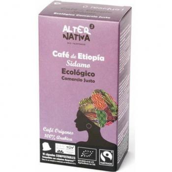 Café Etiopía Sidamo Bio-Ft. 10Uds 5G Cápsulas Bioclub