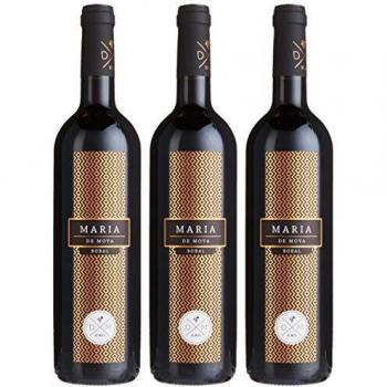 Bodega De Moya Vino Tinto María Utiel-Requena Crianza 75 Cl 14.5% Vol. - Caja de 3 Botellas de 75 cl
