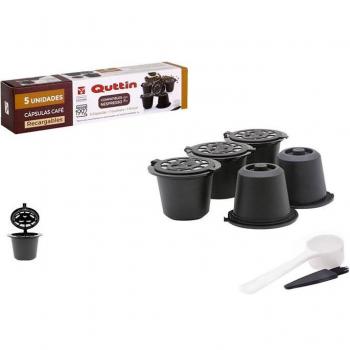 Set 5 cápsulas recargables para Nespresso + accesorios