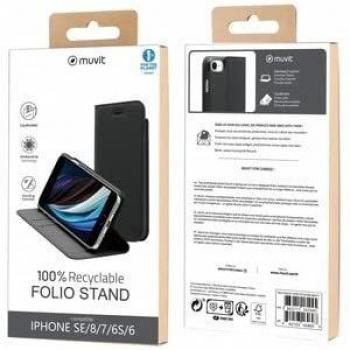 Muvit For Change Eco-Friendly Folio Stand Case for iPhone SE/8/7/6 Series