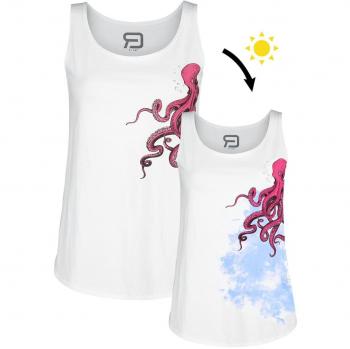 R.E.D. by EMP One Shining Moment UV-Top Top Mujer Blanco L
