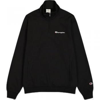 Sudadera Champion Legacy Half Zip Sweatshirt Hombre Negro