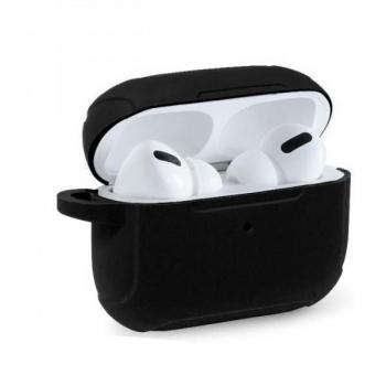 Funda de Silicona Suave Negra para Apple AirPods Pro
