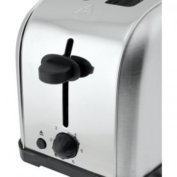 Hkoenig tos24 tostadora con 2 ranuras largas 1400 w color plateado