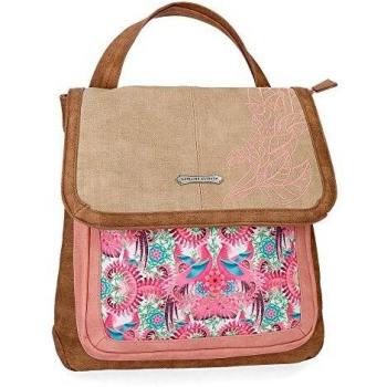 Catalina Estrada Faisan Mochila Casual Multicolor 30x29x8 cms Piel Sintética 6.96L