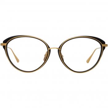 Linda Farrow SONG LFL1445 C4 Women’s Eyeglasses Gold Size 59 - Blue Light Block Available