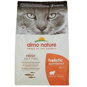 almo nature Pienso para Gatos Adultos Holistic Dry Pescado