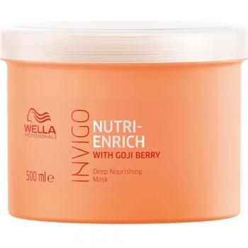 Mascarilla Capilar Wella Invigo Nutri-Enrich 500 ml - Hidratación Profunda para Cabello Seco y Dañado