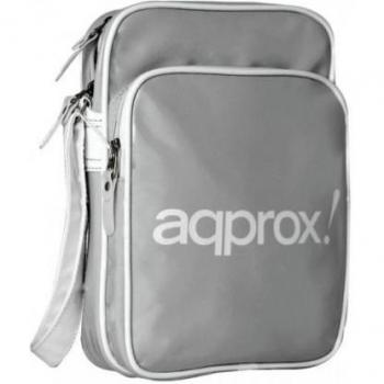 Approx APPNBR02G Bolso Retro para portátil de hasta 11 Pulgadas/iPad, Plateado