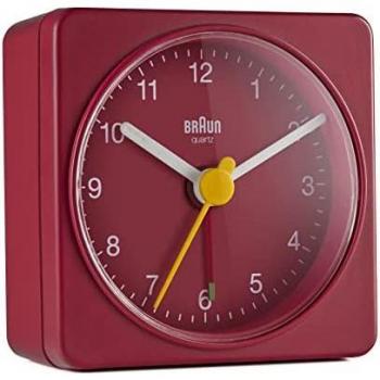 Despertador Braun BC02R Analógico Cuarzo Rojo