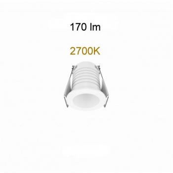 Empotrable LED Pulsar Blanco 3,5W 30° 2700K 170LM IP65