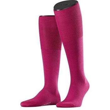 Falke Airport Men's Knee-High Socks with Comfort Band in Arctic Pink, Size 43-44
