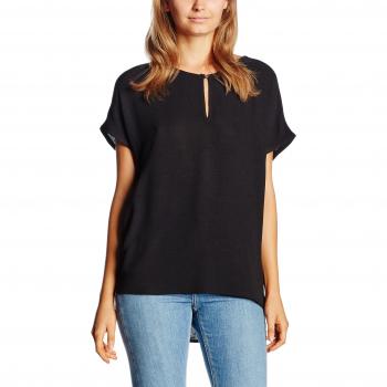 VERO MODA VMASTA SS BLOUSE NOOS, Camiseta Mujer, Negro
