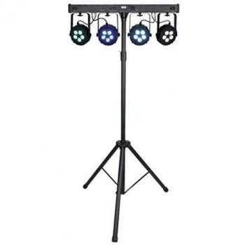 Juego de Luces LED Compacto Showtec 4 RGBW
