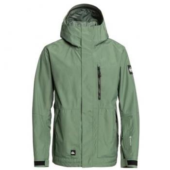 Quiksilver MISSION GORETEX - Chaqueta de nieve para hombre, tamaño S, color Laurel Wreath