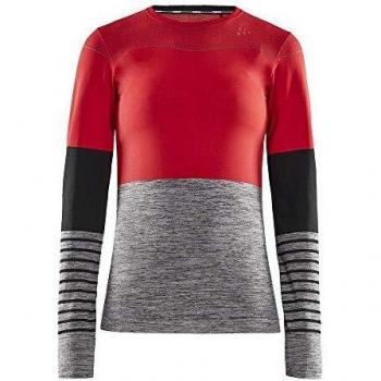 Craft Fuseknit Comfort Blocked RN LS W Baselayer para Mujer, Mujer, Color Multicolor, tamaño Medium