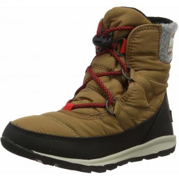 Sorel Youth Whitney Short Lace, Botas Unisex Niños, Marrón