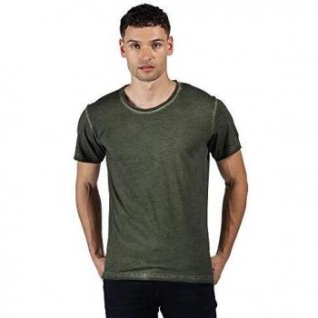 Regatta Calmon Camisa De Mangas Cortas, Oscuro Color Caqui, S para Hombre