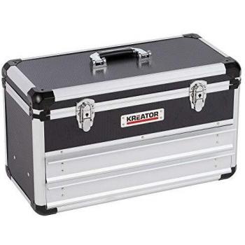 KREATOR Caja de Almacenamiento de Aluminio KRT640602B 52.3x24x30 cm, Plateado