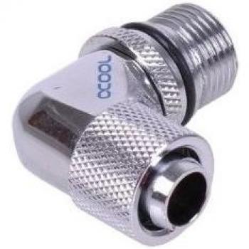 Alphacool Eheim adaptador 1046/1048 entrada de 90 ° a 13/10 mm - cromo