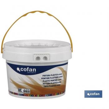 PINTURA PLÁSTICA INTERIOR FÁCIL APLICACIÓN Y SECADO RÁPIDO BLANCO MATE X 5 KG (PACK: 1)