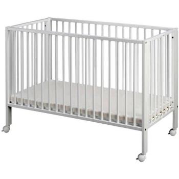 Cuna plegable blanca de tiSsi