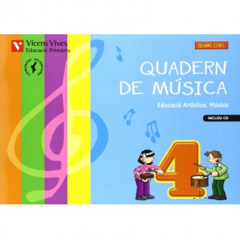 Quadern Musica 4 Valencia+cd - 9788468218076