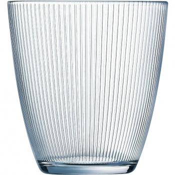 Luminarc Stripy - Set de 6 vasos bajos, de 25 cl