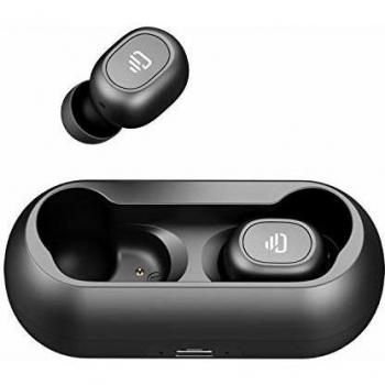 Dudios Air TWS Cascos Bluetooth Inalámbricos Manos Libres Auriculares Bluetooth 5.0 Deportivos Resistente al Agua con Caja de Carga magnética Sonido Estéreo con Micrófono para iOS y Android