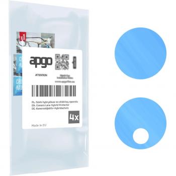 Protector de Lente Híbrido 9H para Cámara Oppo K11X - Pack de 4 unidades