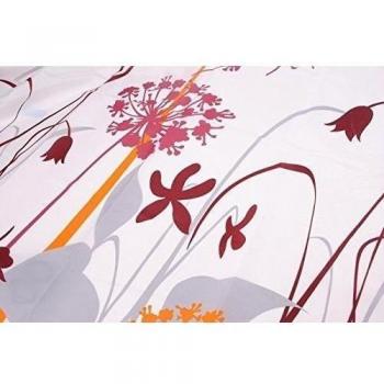 Pastoral Estilo Romántico de diente cortina de baño poliéster opaco Simple impermeable espesos moho cortina cortina Wide 220X high 180cm