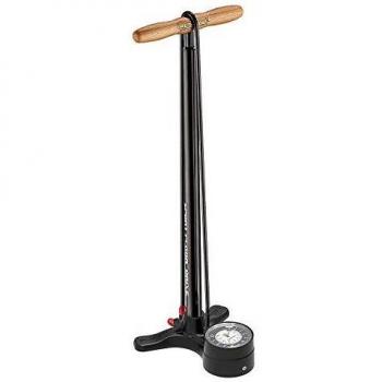 Lezyne Sport Floor Drive-Manómetro 3 5 Bomba de pie Unisex para Adulto, Negro y Alto Brillo
