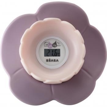 Béaba Lotus - Termómetro de baño, color rosa pastel