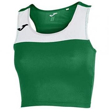 Joma Race Camisetas, Niñas, Verde-Blanco, 2XS