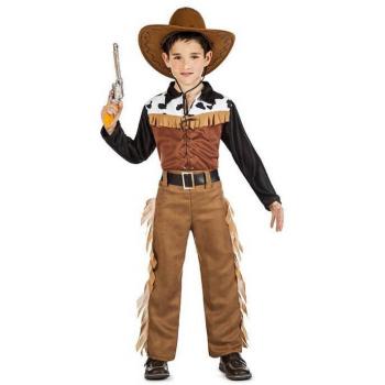 Disfraz de Vaquero Texas Infantil con Estampado de Vaca para Niños de 3-4 Años