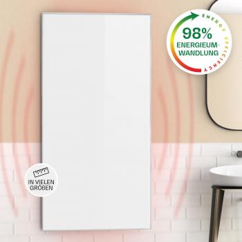 Calefactor de Infrarrojos Klarstein Wonderwall Air 72 - 120x60cm, 720W, Instalación en Pared, Mando a Distancia, IP54