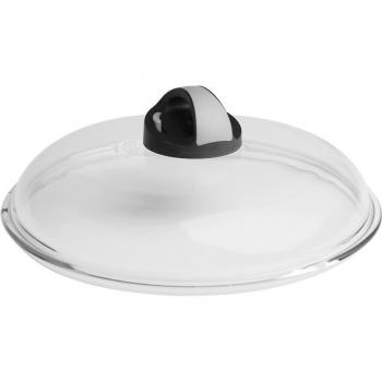 Ballarini - Tapa de cristal Iglú para Ollas y Sartenes, con Pomo Ergonómico y Válvula de Ventilación