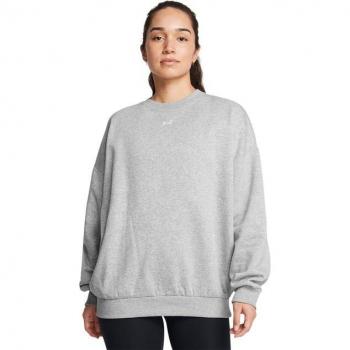Sudadera casual de mujer Rival Fleece Oversized Gris XS Under Armour